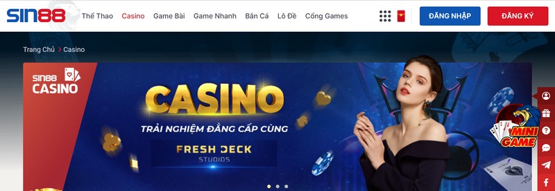 Sòng casino với nhiều tiện ích đẳng cấp quốc tế